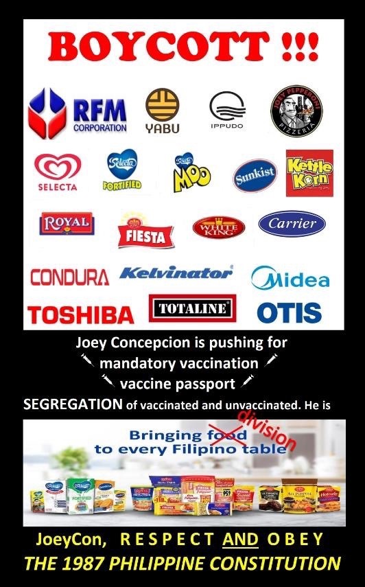 Boycott Mandatory Vaccination in Philippines