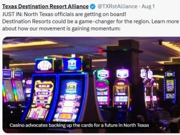 Petition to REJECT legalized gambling in Texas (so called “Destination Resorts”)